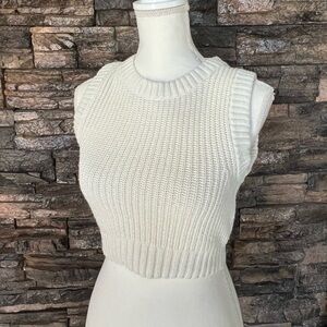 H&M Off-White Knit Sweater